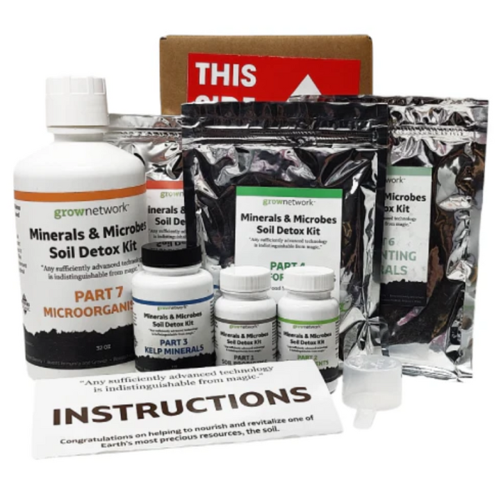 Minerals & Microbes Soil Detox - $500 Donor Gift